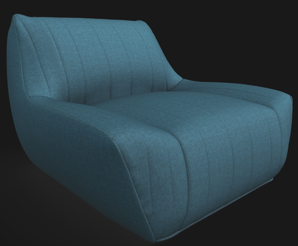 Blue Armchair